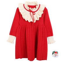 로로샤 여아용 리본 원피스 + 구성품 랜덤발송 세트