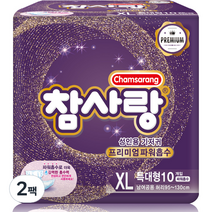 참사랑 밴드형 파워 흡수 성인용 기저귀 특대, 특대형, 10개입, 2개