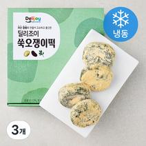 딜리조이 쑥오쟁이떡 (냉동), 1.2kg, 3개
