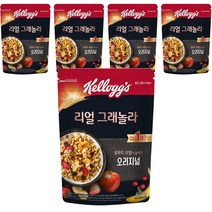 켈로그 리얼 그래놀라 오리지널 시리얼, 400g, 5개