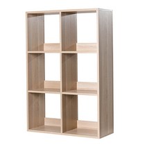 아이리스 포미 파티션 3단 책장 OR-3F, 네츄럴