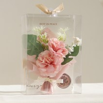 뷰티풀데코센스 조화 데이지 러넌 납골당 성묘 미니 꽃다발, 마브