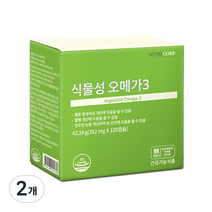 뉴트리코어 식물성 오메가3, 120정, 2개, 120정
