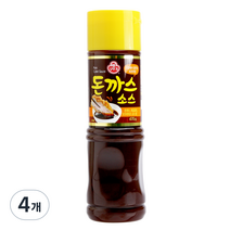 오뚜기 돈까스 소스 S, 470g, 4개