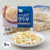 맑은물에 담백 굵은 면두부, 100g, 9개