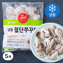 고마워 절단쭈꾸미 (냉동), 500g(M), 5개