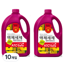 아토세이프 집먼지진드기 액체세제 본품, 2.5L, 10개입