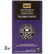 커피빈 콜롬비아 아메리카노 스틱커피 미니, 0.9g, 90개입, 3개
