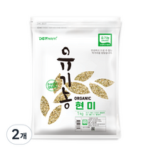 대구농산 유기농 현미, 1kg, 2개