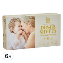네이쳐러브메레 유아용 향기 톡톡 건조기시트 국화향 40p, 6개