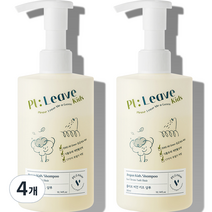 플리브 비건 키즈 샴푸, 300ml, 4개