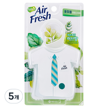 홈즈 에어후레쉬 옷장용 탈취제 리프레쉬 허브향 본품, 32g, 5개