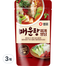 샘표 매운탕 찌개양념, 140g, 3개