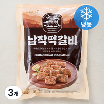 삼양 임꺽정납작떡갈비 (냉동), 1000g, 3개
