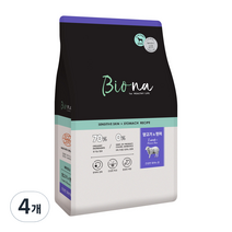 바이오나 양고기 현미 강아지 사료, 1.2kg, 4개