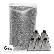 석코리아 에어활성탄 1kg + 블랙망 5p, 6세트
