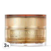 토니모리 슈퍼인텐스 골드24K 진생 스네일 크림, 3개, 50ml