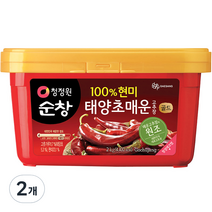 청정원순창 태양초 매운 고추장, 2kg, 2개