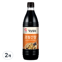 청정원 햇살담은 조림간장, 840ml, 2개
