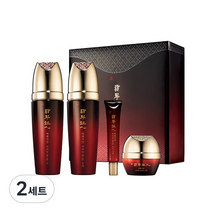 코리아나 비취가인 천비방활2종 세트 수160ml +유액160ml + 1p +쇼핑백, 2세트