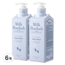 밀크바오밥 베이비 워시, 500ml, 6개