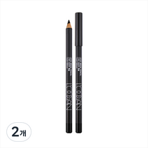 로쎄앙 아이브로우 우드 펜슬, 04호 블랙, 2개