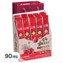 고려인삼유통 석류 가득 담은 6년근 홍삼스틱 + 쇼핑백, 12g, 90개입
