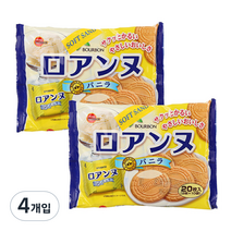 부르본 바닐라향 로안느 샌드, 127g, 4개입