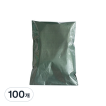 다팩몰 LDPE 이중지 택배봉투 카키 + 먹색, 100개