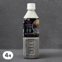 맑은물에 참좋은 국산 서리태콩물, 500ml, 4개