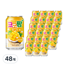 해태htb 코코팜 망고코넛, 340ml, 48개