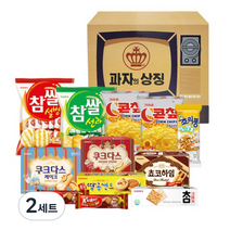 크라운 레트로 tv 과자세트, 10종, 2세트