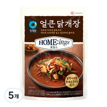 대상 청정원 호밍스 얼큰 닭개장, 450g, 5개