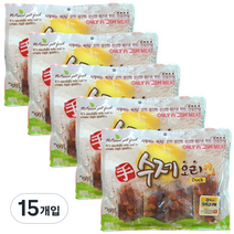 수제오리 강아지 건조간식 150g, 오리고구마, 15개입