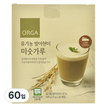 올가홀푸드 유기 발아현미 미숫가루, 500g, 3개