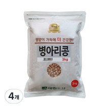 대한농산 병아리콩, 4개, 3kg