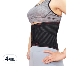 무중력 허리보호대 XXL + 탄성 허리지지대 + 보조패드 3종 + 사용설명서, 4세트