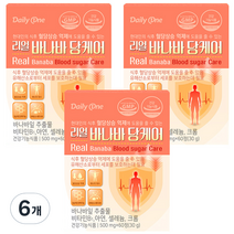 데일리원 리얼 바나바 당케어, 6개, 30g