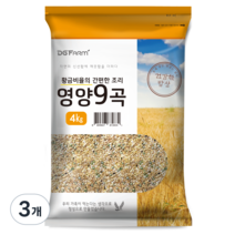 대구농산 황금비율의 간편한 조리 영양 9곡, 4kg, 3개