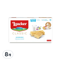 로아커 웨하스 밀크, 180g, 8개