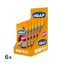 바프 넛츠앤스낵스 메이플 믹스넛 30g x 6p, 180g, 6개