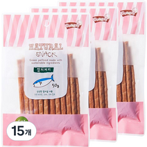 굿데이 네츄럴 스낵 고양이 간식, 참치, 15개