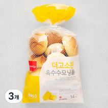 삼립 옥수수 모닝롤 14입, 378g, 3개