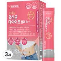 일양약품 프라임 유산균 다이어트 플러스 30p, 30포, 90g, 3개