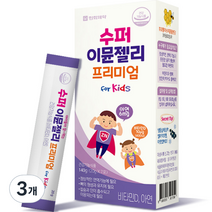 한화제약 수퍼 이뮨젤리 프리미엄 7p, 7개입, 20g, 3개