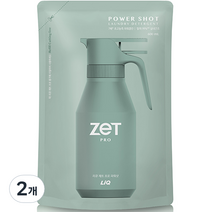 리큐 제트 프로 파워샷 실내건조 액상세제 리필, 600ml, 2개