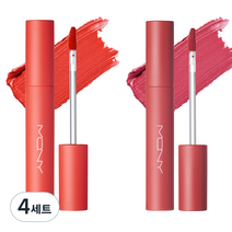 맥퀸뉴욕 에어 키스 립 라커 4g x 2종, 03 발랄한이유, 05 우아한이유, 4세트