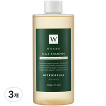 화이트센트 향기좋고 부드러운 고영양 HGE 퍼퓸 샴푸 메트로섹슈얼, 350ml, 3개