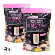 엄마사랑 아침이 든든한 검정콩 선식, 1.2kg, 4개