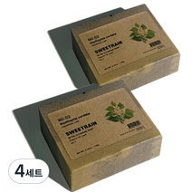 스위트레인 어성초 클렌징 세안비누 130g x 2p + 거품망, 4세트